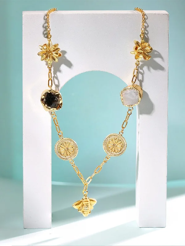 Exclusive Jewelry Offers – Sparkle For Less Rubans Gold Plated Necklace