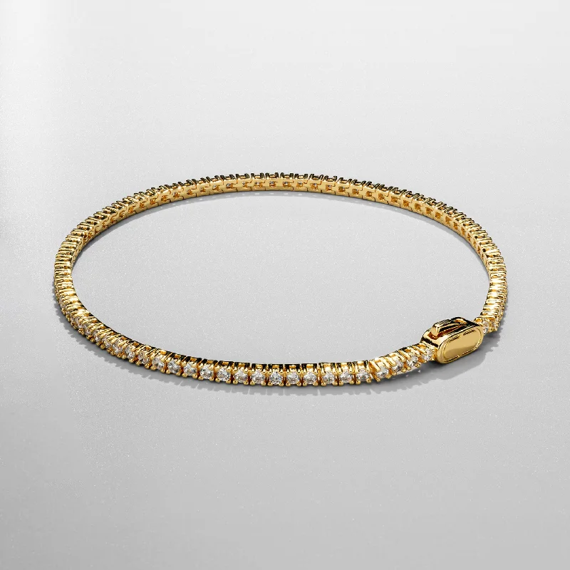 Make Every Moment Shine – Jewelry Discounts Available Tennis Bracelet (Gold) 2mm