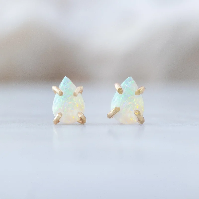 Exclusive Jewelry Sale – Sparkle For Less The Opal Teardrop Stud Earrings | 14K Yellow Gold Exclusive Jewelry Sale – Sparkle For Less The Opal Teardrop Stud Earrings | 14K Yellow Gold