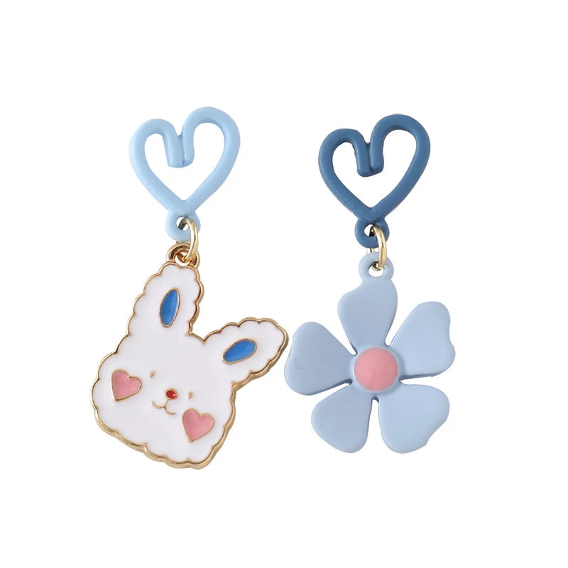 Classic And Modern Jewelry Styles On Sale Adorable Blue Bunny Earrings
