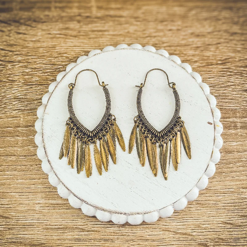 Elegant Jewelry, Affordable Luxury – Shop Now Beautiful Boho Copper Drop Earrings