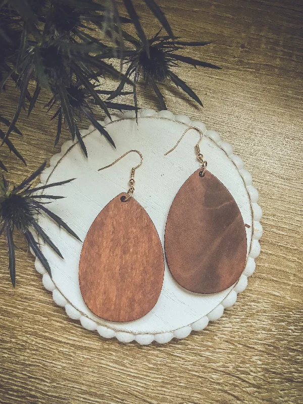 Sparkle On A Budget – Fine Jewelry For Less Beautiful Boho Wooden Drop Earrings