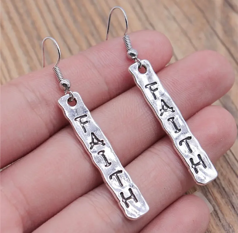 Special Jewelry Deals – Upgrade Your Collection Beautiful Hammered Silver Faith Earrings Special Jewelry Deals – Upgrade Your Collection Beautiful Hammered Silver Faith Earrings
