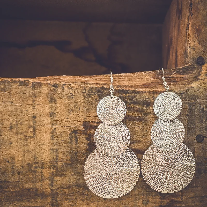 Flash Deals On Fine Jewelry – Shop Before It's Gone Beautiful Silver Disc Drop Earrings Flash Deals On Fine Jewelry – Shop Before It's Gone Beautiful Silver Disc Drop Earrings