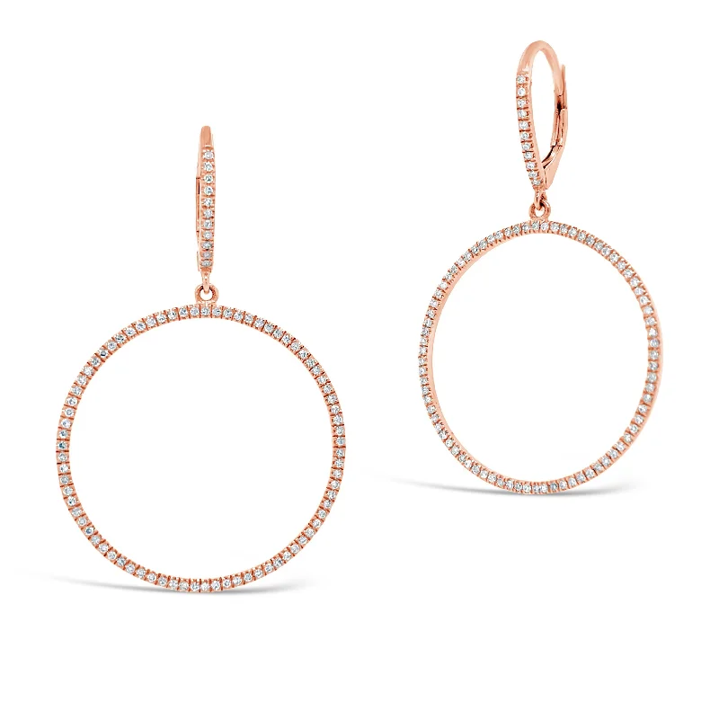Shop Modern Jewelry Collections With Exclusive Discounts Diamond Circle Drop Lever-Back Earrings Shop Modern Jewelry Collections With Exclusive Discounts Diamond Circle Drop Lever-Back Earrings