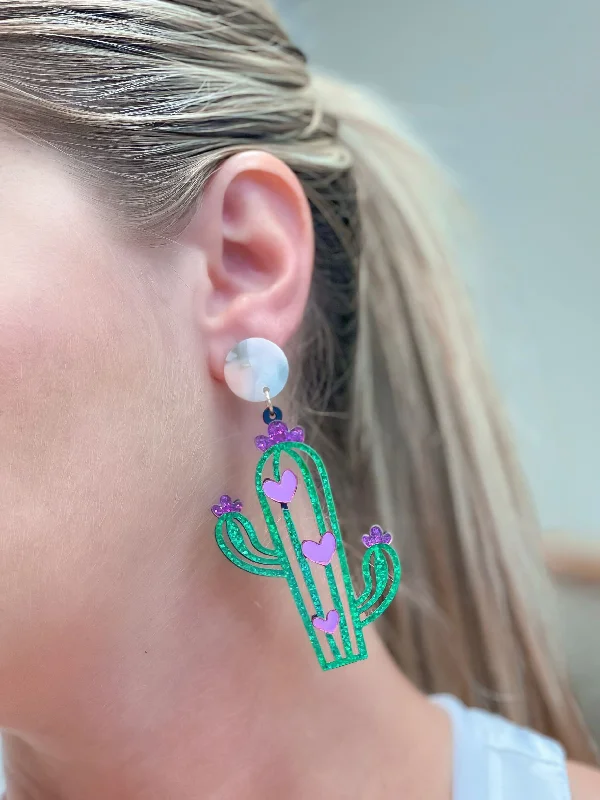 Dazzle In Elegance With Our Biggest Jewelry Sale Cutie Cactus Statement Dangle Earrings Dazzle In Elegance With Our Biggest Jewelry Sale Cutie Cactus Statement Dangle Earrings