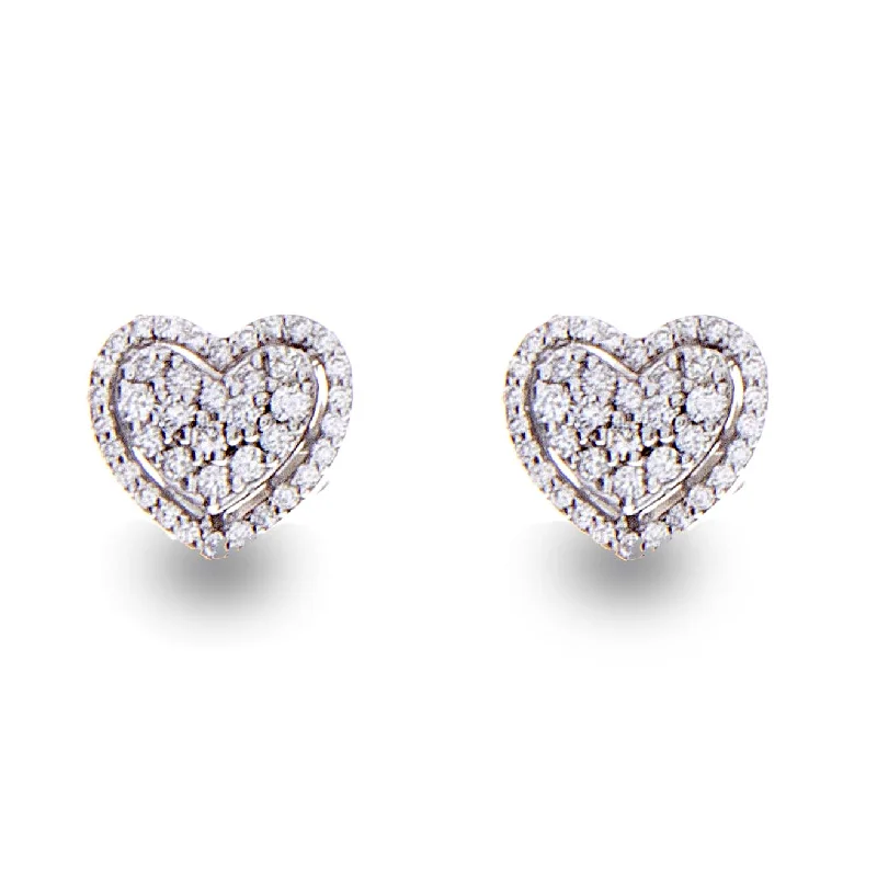 Shop Modern Jewelry Collections With Exclusive Discounts Diamond Cluster Heart Earrings Shop Modern Jewelry Collections With Exclusive Discounts Diamond Cluster Heart Earrings