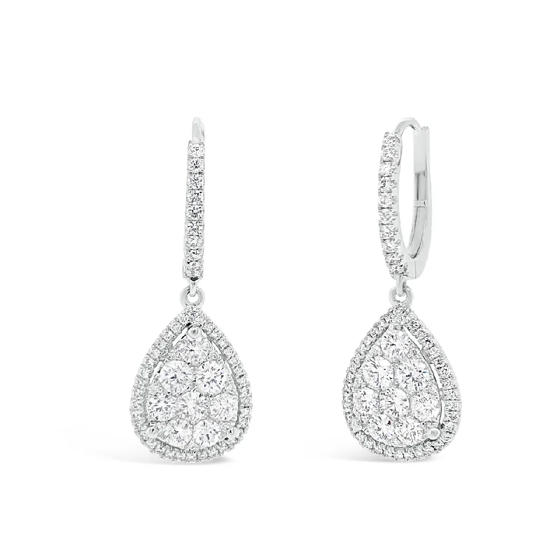 Flash Sale On Stunning Jewelry – Don't Miss Out Diamond Cluster Teardrop Lever-Back Earrings Flash Sale On Stunning Jewelry – Don't Miss Out Diamond Cluster Teardrop Lever-Back Earrings