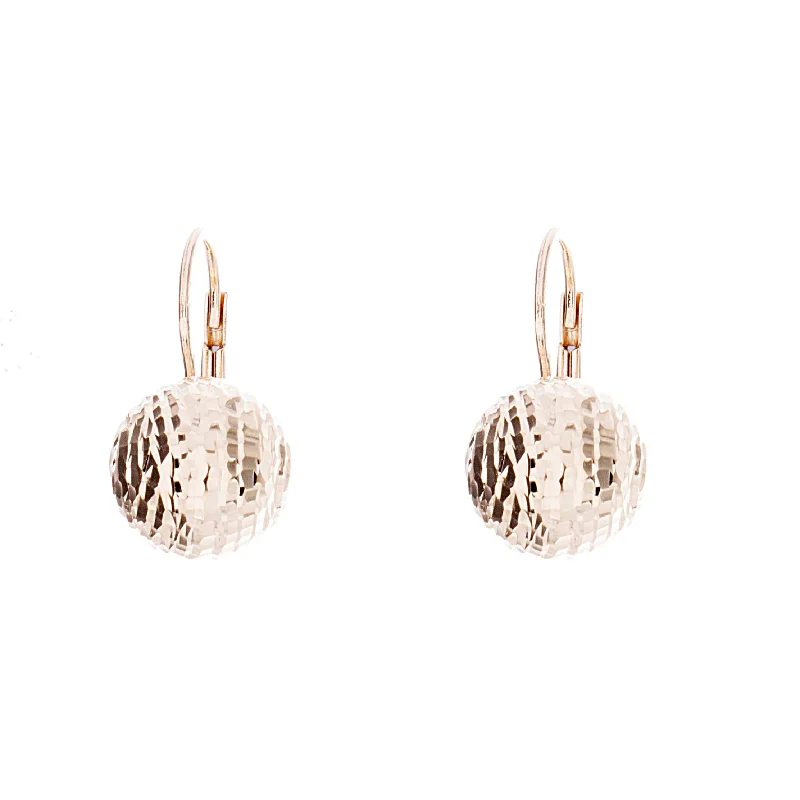 Must-Have Jewelry At Unbelievable Discounts Diamond Cut Gold Ball Drops