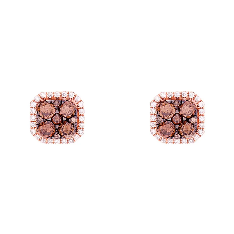 Seasonal Jewelry Sale – Upgrade Your Collection Chocolate-Color Diamond Earring