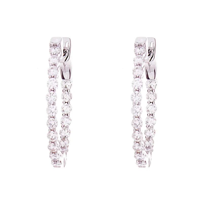 Special Deals On Handcrafted And Designer Jewelry Diamond Hoop Earrings