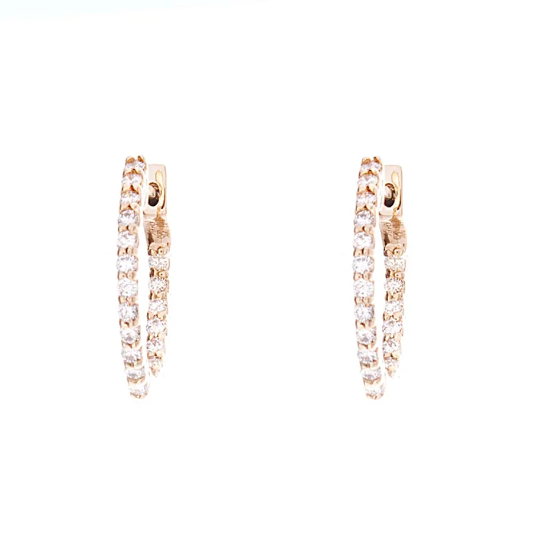 Luxury Jewelry Now At Special Promotional Rates Diamond Hoop Earrings