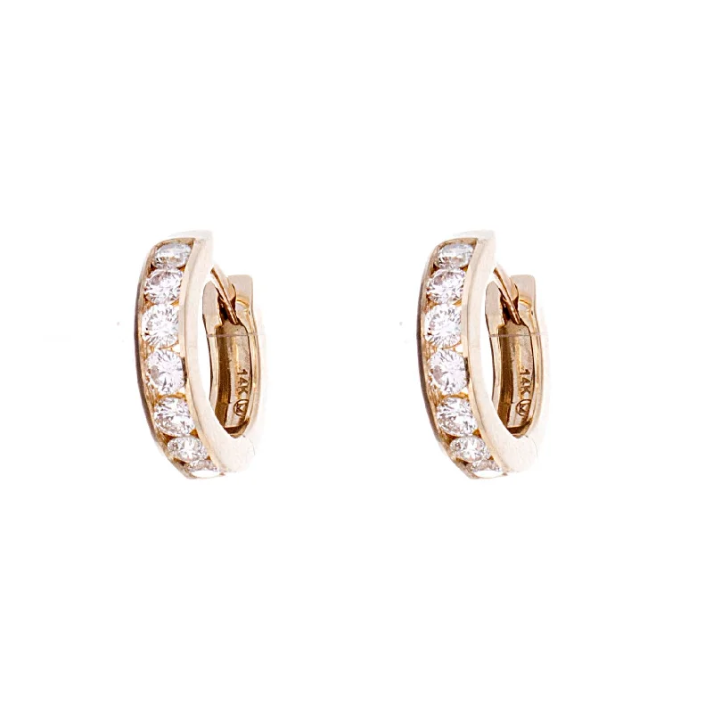 Everyday Jewelry Essentials Now On Sale Diamond Huggie Earrings