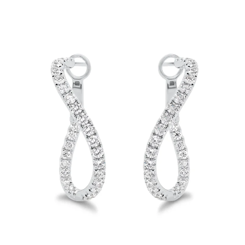 Dazzle With Discounts – Shop Jewelry On Sale Small Diamond Twist Hoop Earrings