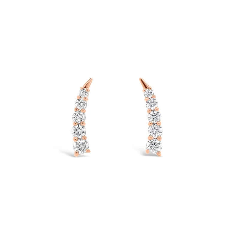Get Your Favorite Jewelry At The Best Price Diamond Spike Climber Earrings