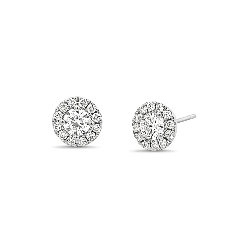 Grab Your Favorite Jewelry At The Lowest Prices Diamond Studs with Halo