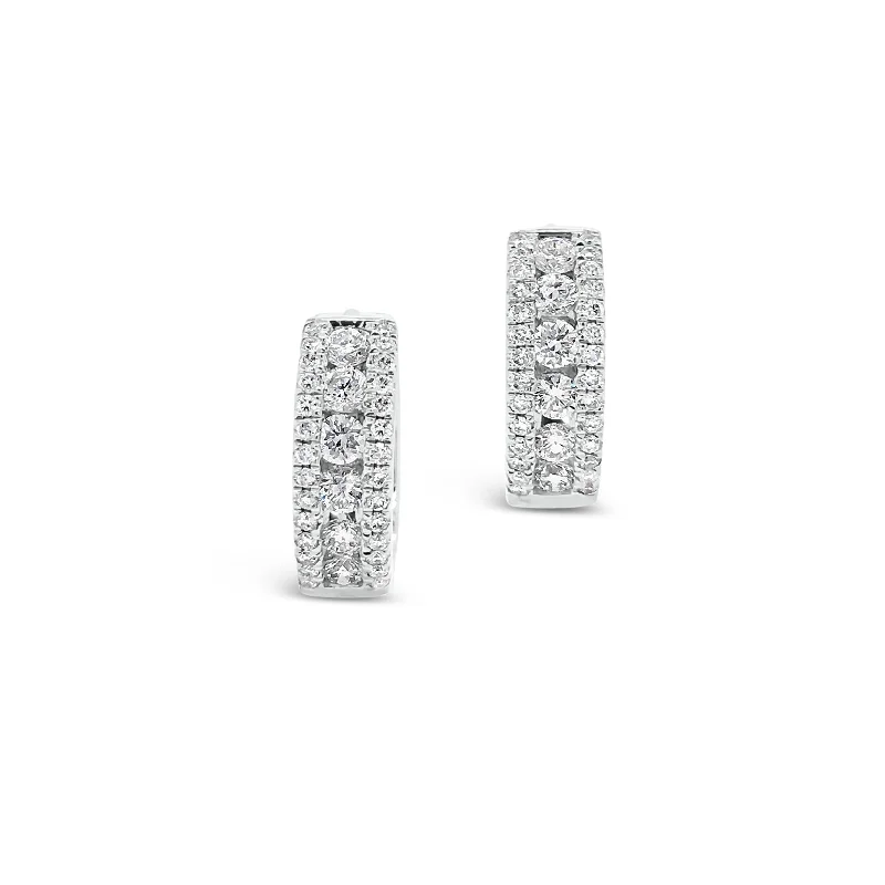 Affordable Elegance – Special Jewelry Sale Now Live 0.47 ct Diamond Triple-Row Huggie Earrings Affordable Elegance – Special Jewelry Sale Now Live 0.47 ct Diamond Triple-Row Huggie Earrings