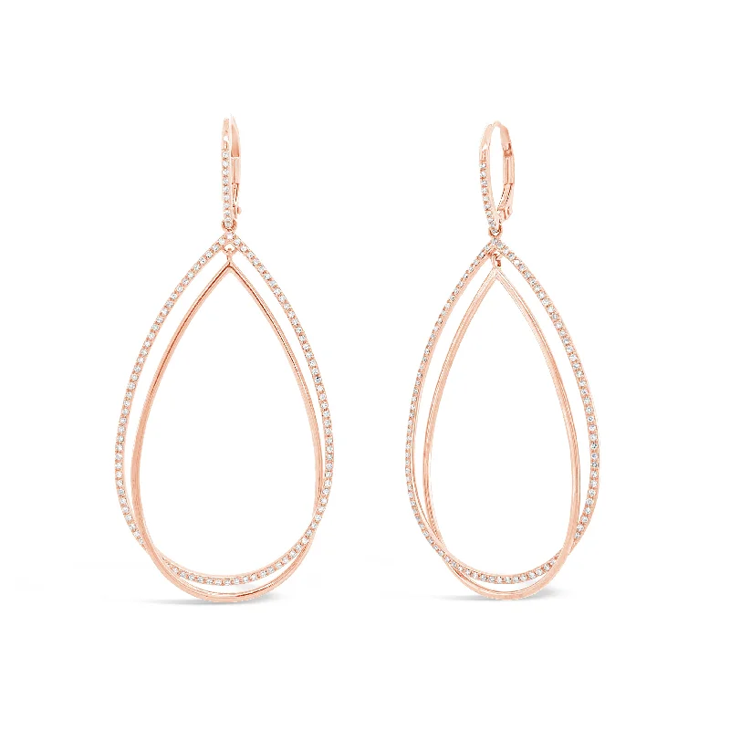 Shop Jewelry That Shines Without The High Price Diamond & Gold Double Teardrop Cocktail Earrings Shop Jewelry That Shines Without The High Price Diamond & Gold Double Teardrop Cocktail Earrings
