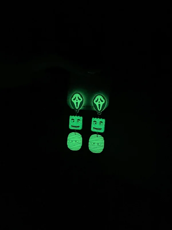 Elegant Jewelry Styles At Budget-Friendly Prices Glow in the Dark Mummy Dangle Earrings Elegant Jewelry Styles At Budget-Friendly Prices Glow in the Dark Mummy Dangle Earrings