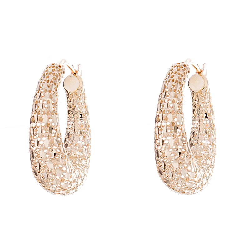 Exclusive Gemstone Jewelry Markdowns – Shop Now Gold Mesh Earrings