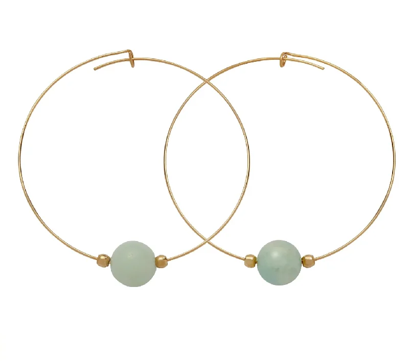 Bestselling Jewelry At Special Promotional Rates Hyevibe Gemstone 10mm Earring - Gold - 8 Styles by &Livy