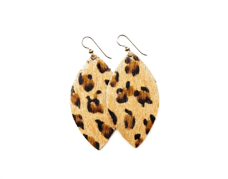 The Biggest Jewelry Sale Of The Year Is Here Leopard - Leather Earrings