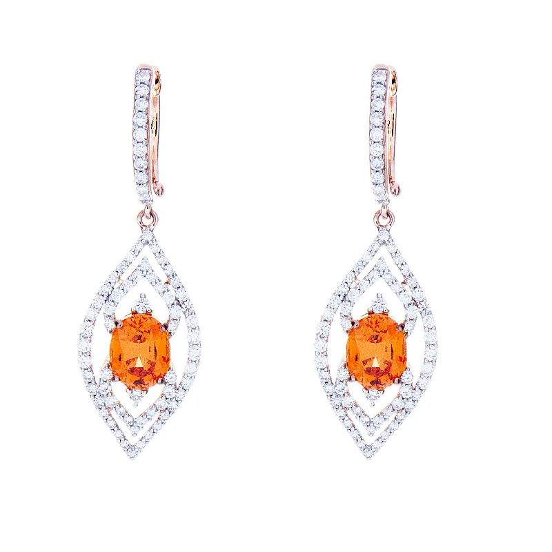 Exclusive Jewelry Offers – Sparkle For Less Mandrin Garnet Earrings