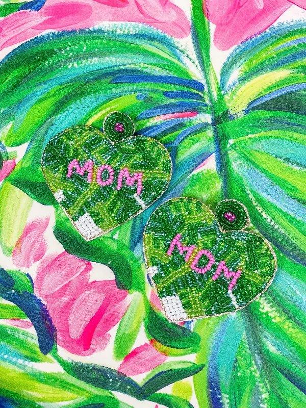 Best Jewelry Deals – Shop Premium Pieces At Great Prices 'Mom' Preppy Palm Seed Bead Heart Dangle Earrings Best Jewelry Deals – Shop Premium Pieces At Great Prices 'Mom' Preppy Palm Seed Bead Heart Dangle Earrings