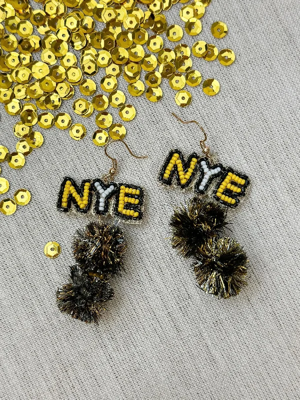 Don't Miss Out On Bestselling Jewelry At Special Prices 'NYE' Pom Pom Beaded Dangle Earrings Don't Miss Out On Bestselling Jewelry At Special Prices 'NYE' Pom Pom Beaded Dangle Earrings