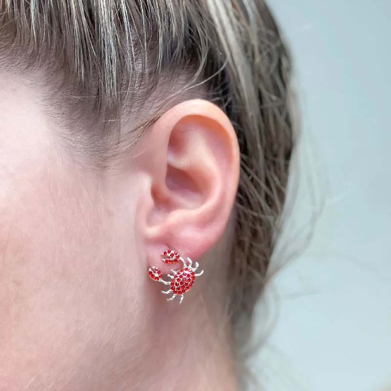 Shine Without Limits – Jewelry Sale Happening Now Pave Stone Tropical Sealife Post Earrings - Crab Shine Without Limits – Jewelry Sale Happening Now Pave Stone Tropical Sealife Post Earrings - Crab