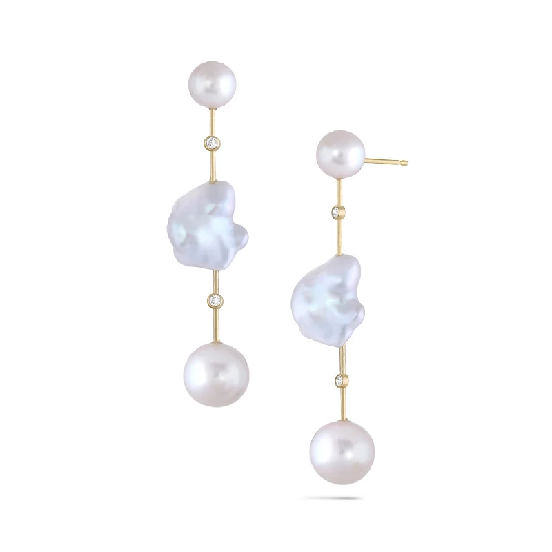 Exclusive Jewelry Markdowns – Limited-Time Offer Pearl & Diamond Long Cloudbar Earrings Exclusive Jewelry Markdowns – Limited-Time Offer Pearl & Diamond Long Cloudbar Earrings