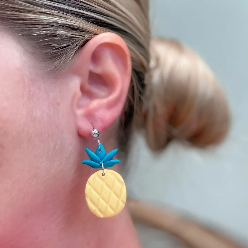 Limited-Time Jewelry Sale – Don't Miss These Deals Preppy Pineapple Clay Dangle Earrings Limited-Time Jewelry Sale – Don't Miss These Deals Preppy Pineapple Clay Dangle Earrings