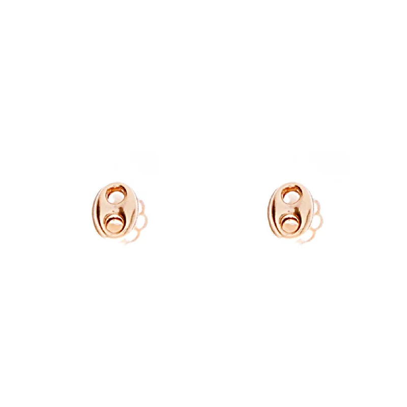 Huge Markdowns On Premium Jewelry Styles Puffed Mariner Earrings 4mm