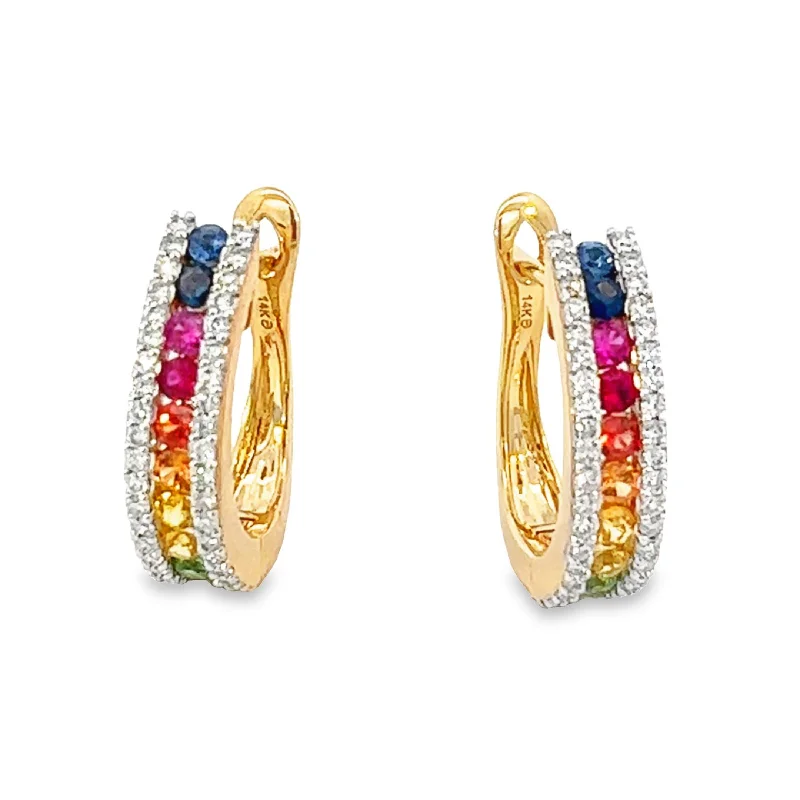 Premium Jewelry Now Available At Special Discounts Rainbow Sapphire and Diamonds Earrings Premium Jewelry Now Available At Special Discounts Rainbow Sapphire and Diamonds Earrings