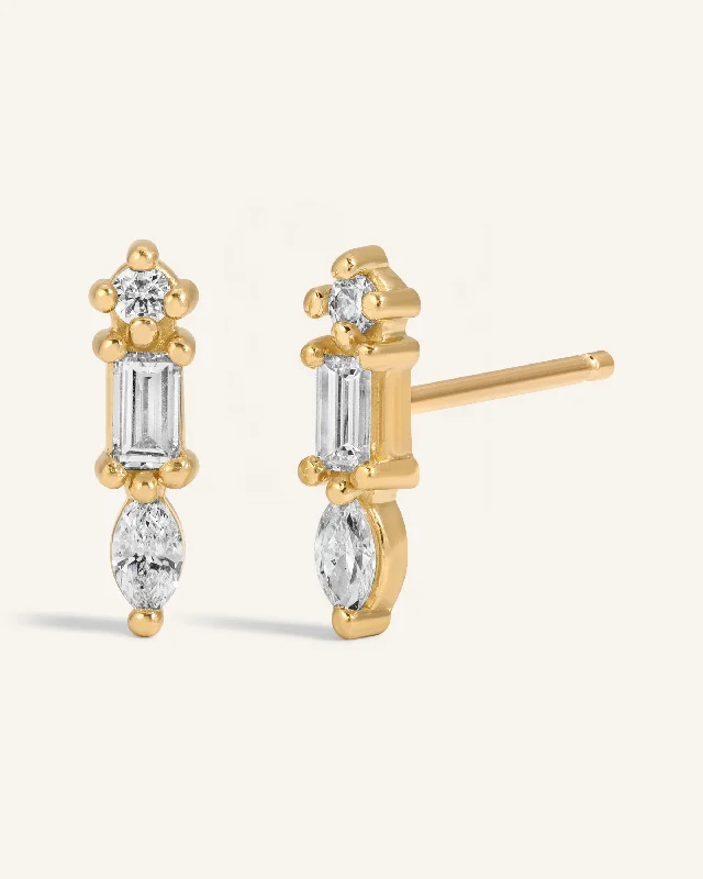 Dainty Floral Jewelry For Feminine Elegance Rue Earrings