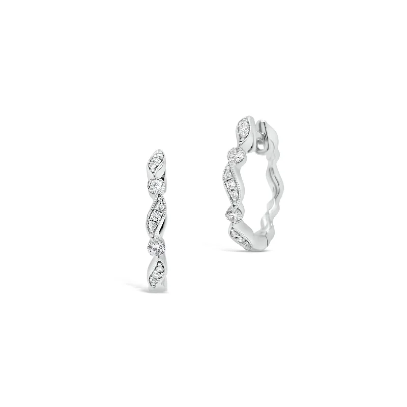 Adjustable Charm Bracelets For A Perfect Fit Small Diamond Ribbon Huggie Earrings