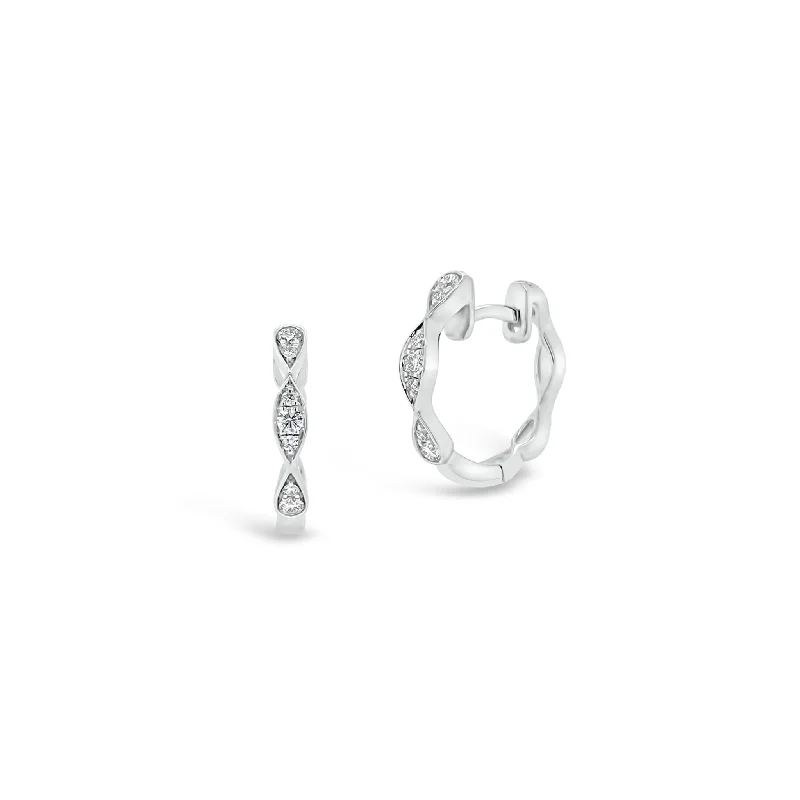 Holiday Jewelry Sale – Perfect Gifts At Great Prices Small Diamond Wavy Huggie Earrings Holiday Jewelry Sale – Perfect Gifts At Great Prices Small Diamond Wavy Huggie Earrings
