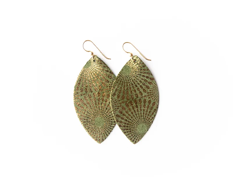 Once-A-Year Jewelry Sale – Grab Your Favorites Now Starburst Leather Earrings