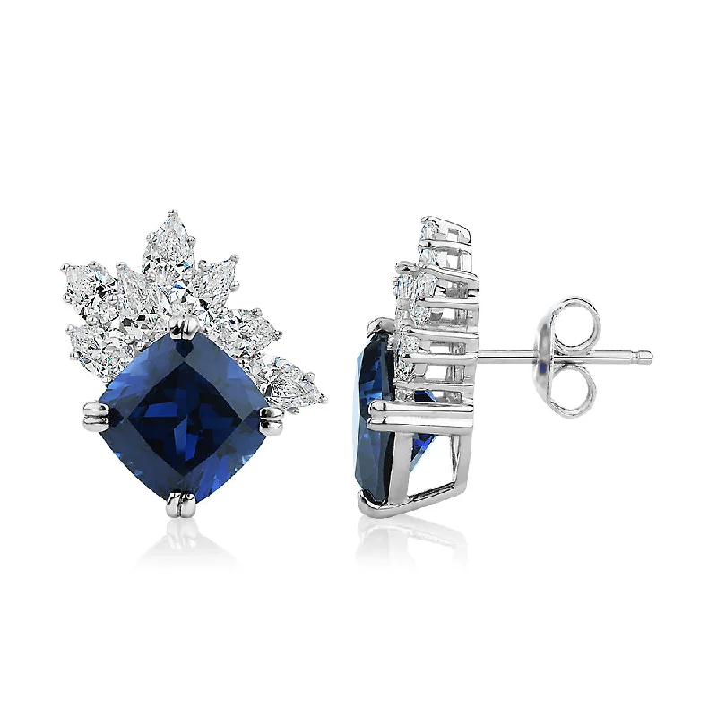 Sparkle More For Less – Jewelry Sale Happening Now Statement earrings with 8.76 carats* of diamond simulants in sterling silver