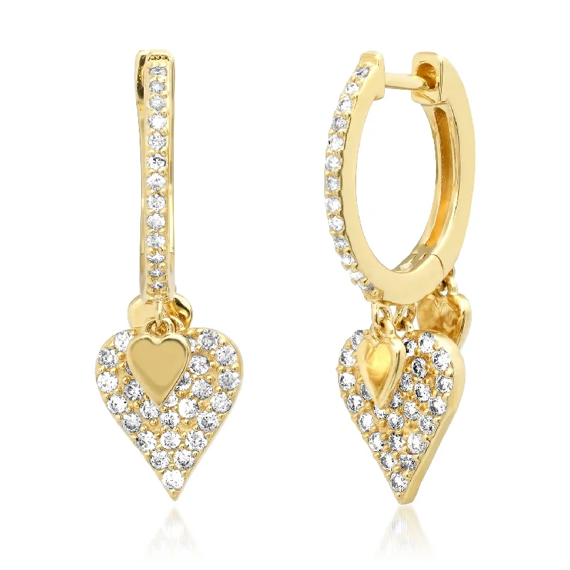 Flash Deals On Fine Jewelry – Shop Before It's Gone Triple Heart Diamond Drop Earrings Flash Deals On Fine Jewelry – Shop Before It's Gone Triple Heart Diamond Drop Earrings