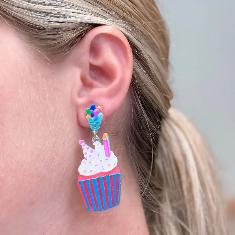 Unmissable Deals On Handmade Jewelry Collections Birthday Cupcake Dangle Earrings