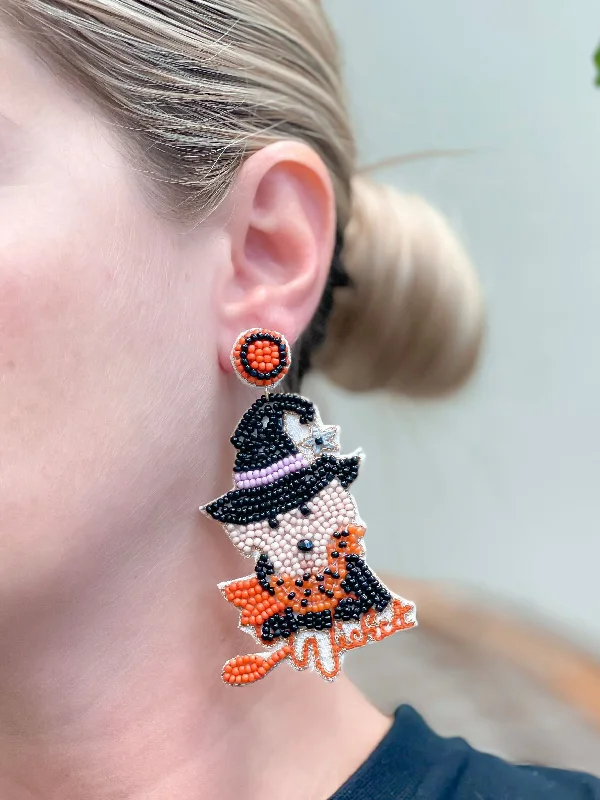 Gorgeous Jewelry, Limited-Time Savings 'Wicked' Puppy Halloween Beaded Dangle Earrings Gorgeous Jewelry, Limited-Time Savings 'Wicked' Puppy Halloween Beaded Dangle Earrings