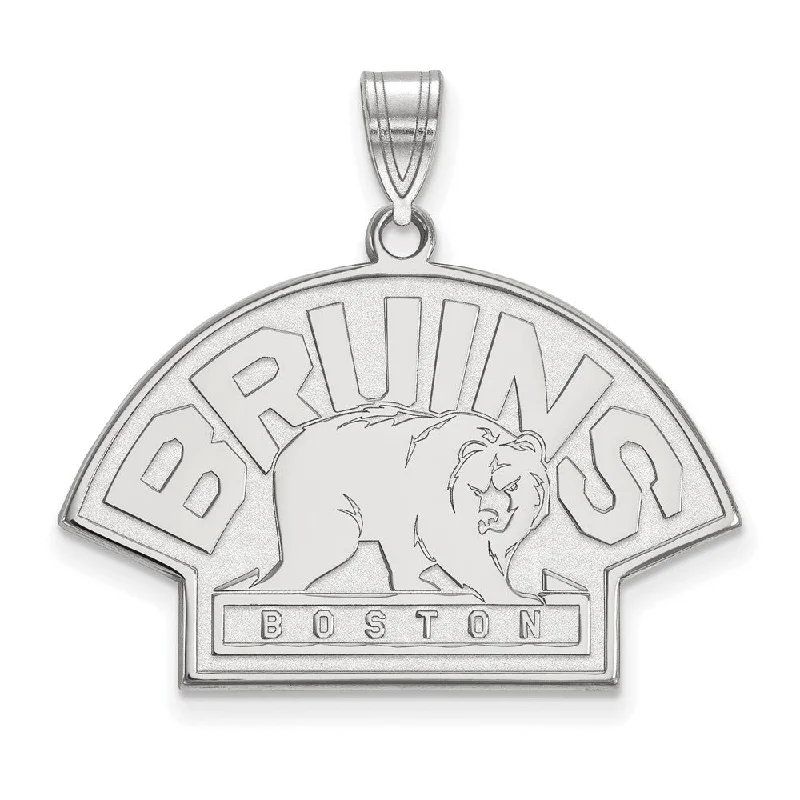 Jewelry Clearance Event – Stock Up Before It's Over 10k White Gold NHL Boston Bruins Large Pendant Jewelry Clearance Event – Stock Up Before It's Over 10k White Gold NHL Boston Bruins Large Pendant