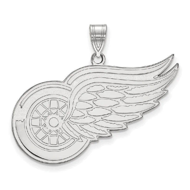 Accessorize For Less – Luxury Jewelry At Affordable Prices 10k White Gold NHL Detroit Red Wings XL Pendant Accessorize For Less – Luxury Jewelry At Affordable Prices 10k White Gold NHL Detroit Red Wings XL Pendant