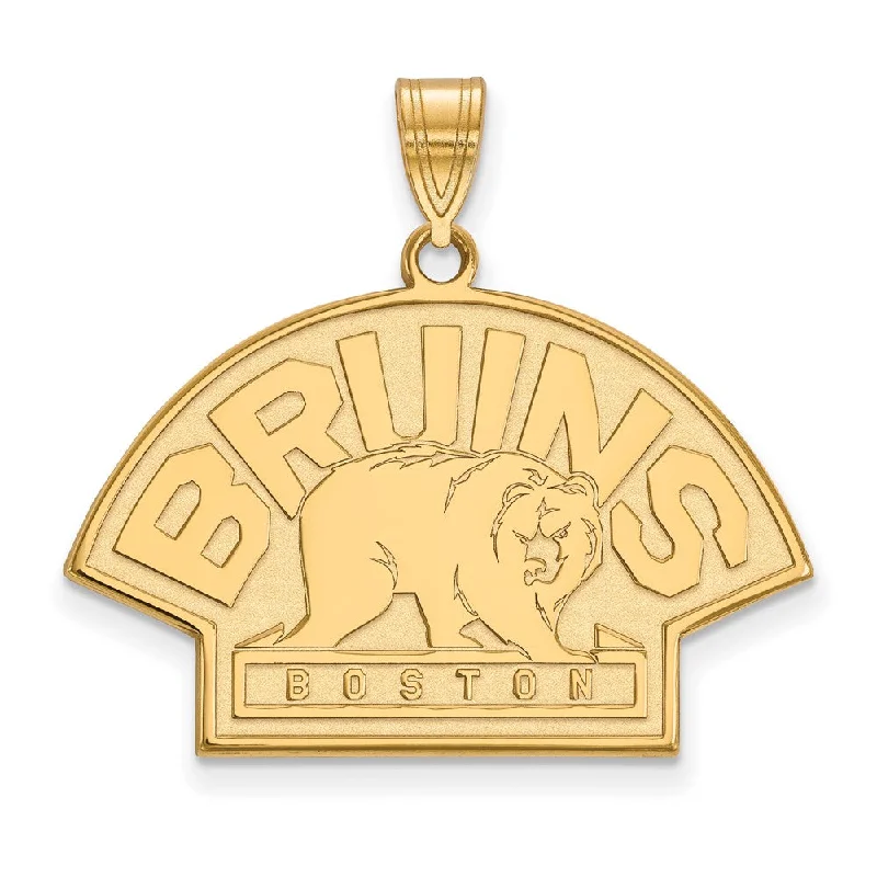 Your Perfect Accessory Now At The Best Price 10k Yellow Gold NHL Boston Bruins Large Pendant Your Perfect Accessory Now At The Best Price 10k Yellow Gold NHL Boston Bruins Large Pendant