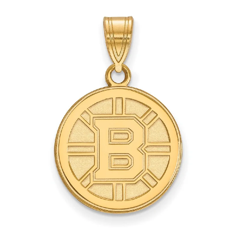 Discounted Luxury Jewelry – Shine Without The Splurge 10k Yellow Gold NHL Boston Bruins Medium Disc Pendant Discounted Luxury Jewelry – Shine Without The Splurge 10k Yellow Gold NHL Boston Bruins Medium Disc Pendant