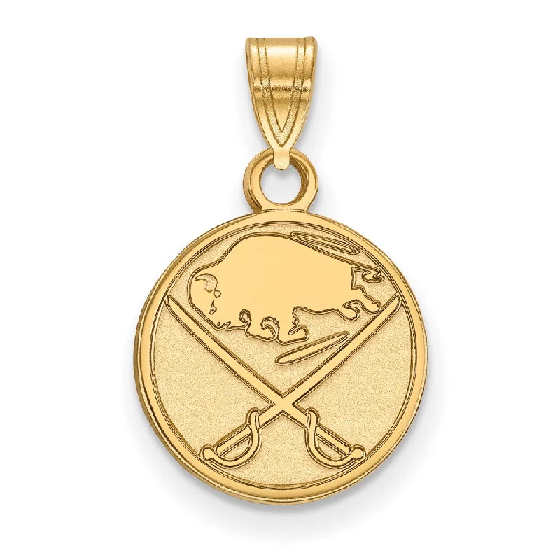 Limited-Stock Jewelry Clearance – Grab Your Favorites Now 10k Yellow Gold NHL Buffalo Sabres Small Disc Pendant Limited-Stock Jewelry Clearance – Grab Your Favorites Now 10k Yellow Gold NHL Buffalo Sabres Small Disc Pendant
