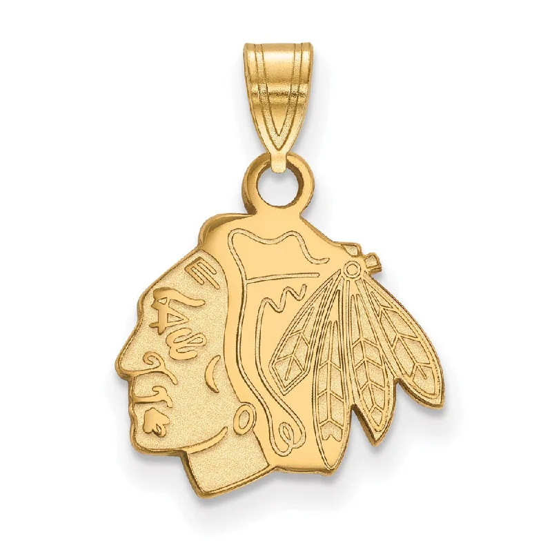 Stunning Jewelry At Even More Stunning Prices 10k Yellow Gold NHL Chicago Blackhawks Small Logo Pendant Stunning Jewelry At Even More Stunning Prices 10k Yellow Gold NHL Chicago Blackhawks Small Logo Pendant