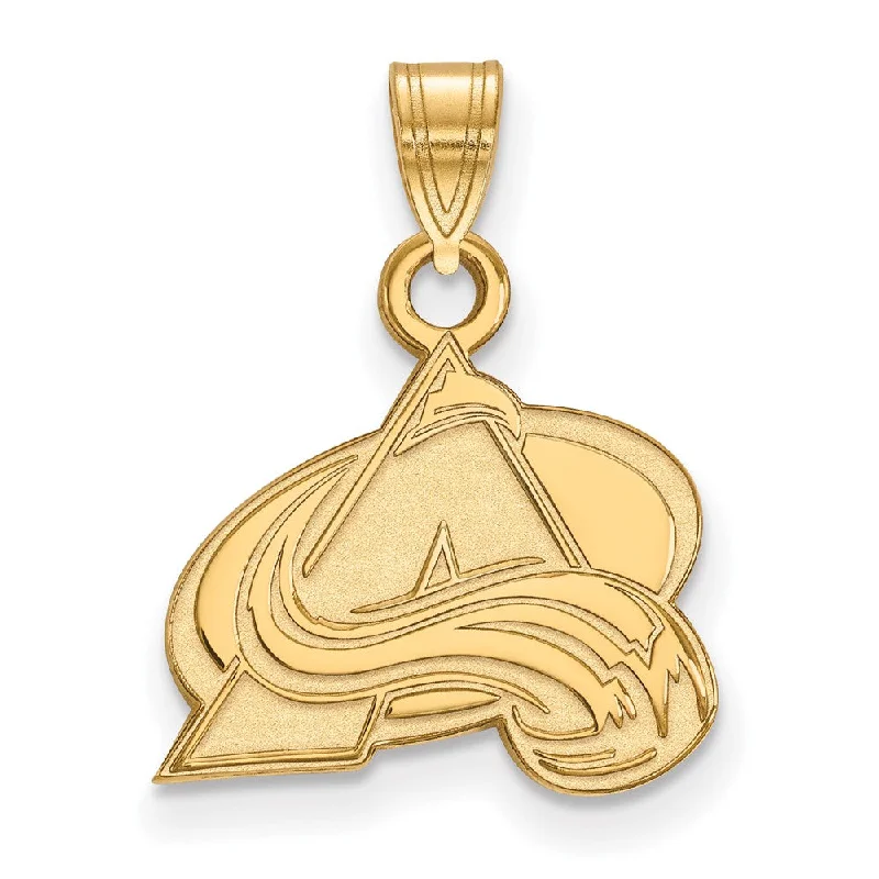 Must-Have Jewelry Pieces At Reduced Prices 10k Yellow Gold NHL Colorado Avalanche Small Pendant Must-Have Jewelry Pieces At Reduced Prices 10k Yellow Gold NHL Colorado Avalanche Small Pendant