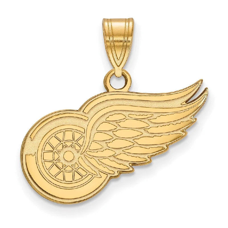 Get The Best Deals On Timeless Jewelry Pieces 10k Yellow Gold NHL Detroit Red Wings Medium Pendant Get The Best Deals On Timeless Jewelry Pieces 10k Yellow Gold NHL Detroit Red Wings Medium Pendant